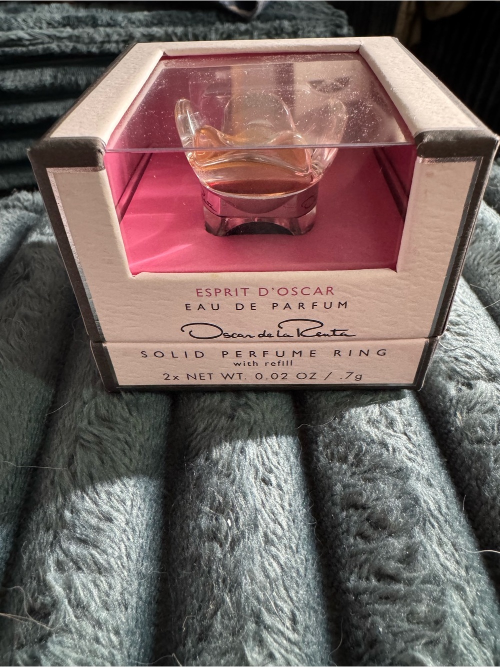 NEW Oscar de la Renta Solid Perfume Ring 💍